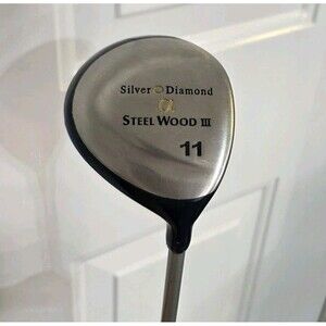 Silver Diamond 11 Fairway Steel Wood III Ladies Classic Graphite 39.5" New Grip